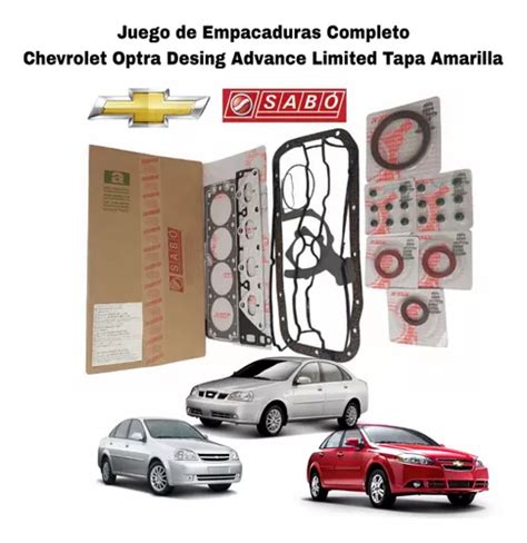 Juego Kit Empacaduras Optra Tapa Amarilla Mercadolibre