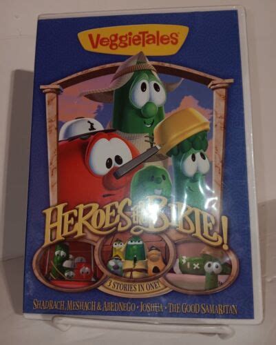 Dvd Veggie Tales Heroes Of The Bible Stand Up Stand Tall Stand Strong 80688618599 Ebay