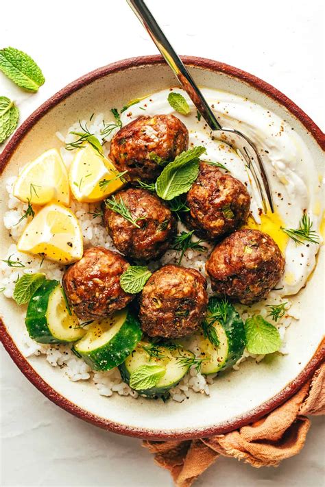 Greek Meatballs Recipe | Gimme Some Oven