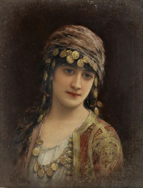 Bid Now Emile Eisman Semenowsky Polish 1857 1911 Oriental Beauty