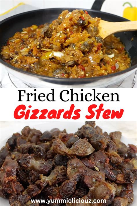 Chicken Gizzard Stew | Recipe | Chicken gizzards, Gizzards recipe ...