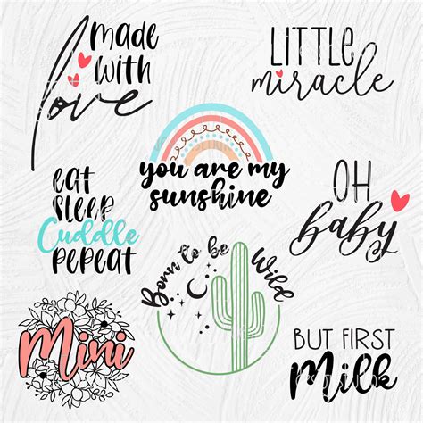 Baby SVG Bundle, Baby Shower SVG, Newborn SVG, Funny Baby Svg, Baby Boy ...