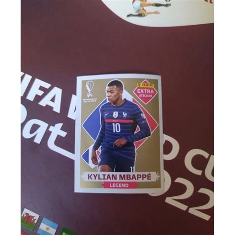 Figurinha Legend Kylian Mbappe Ouro Shopee Brasil