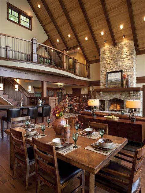 Ski Lodge Fireplace Home Design Ideas, Pictures, Remodel and Decor