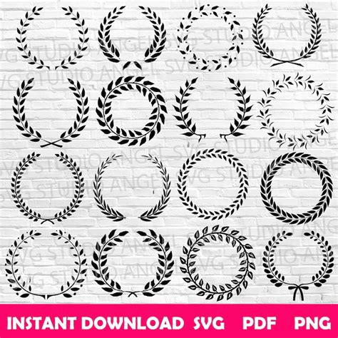 Wreath Frame Svg Wreath Svg Wheat Wreath Cricut Monogram Frame Etsy UK