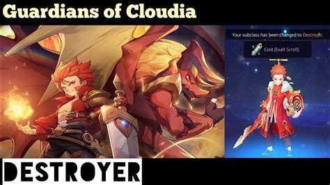 Guardians Of Cloudia Change To Destroyer Class Sora Kun Gameplay