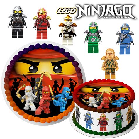 Zestaw Op Atek Na Tort Lego Ninjago Postaci Allegro Pl