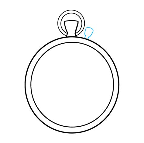 How To Draw A Pocket Watch Really Easy Drawing Tutorial