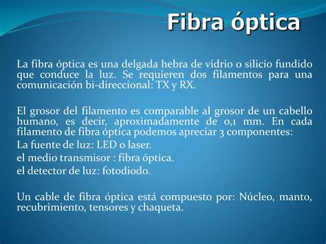 Fibra Ptica Ppt