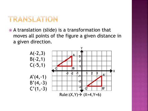 Ppt “transformations On A Four Quadrant Coordinate Grid Powerpoint Presentation Id 6214468