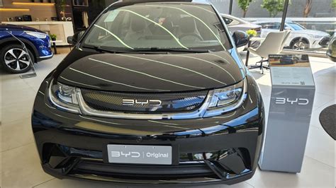 BYD DOLPHIN EV 2023 Na Cor Preto Design Elegante YouTube