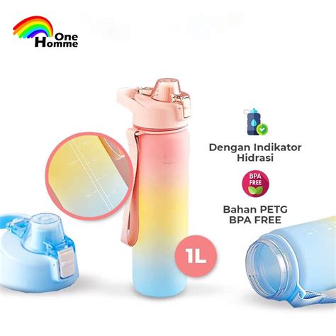 Jual Botol Minum Tritan Liter Ml Warna Gradasi Botol Viral