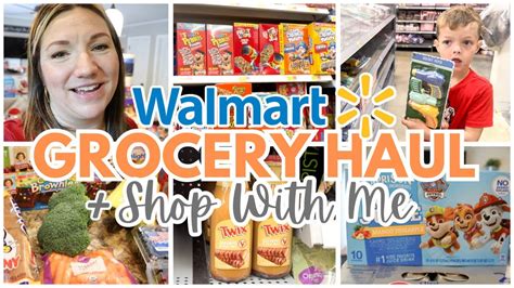 WALMART SHOP WITH ME GROCERY HAUL WE SURVIVED GROCERY HAUL MEAL