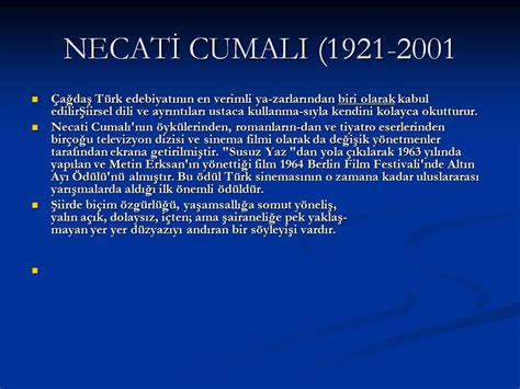 Necati Cumal Kimdir