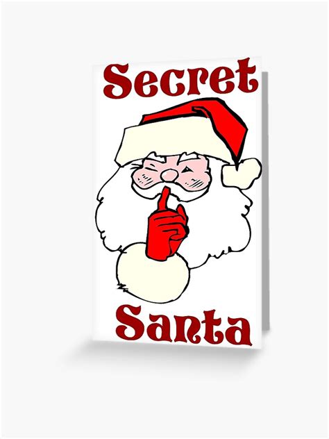 Secret Santa Greeting Card Ubicaciondepersonas Cdmx Gob Mx