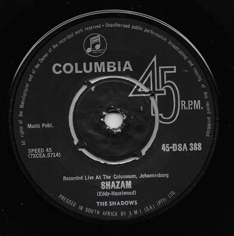 The Shadows Shazam 1961 Vinyl Discogs