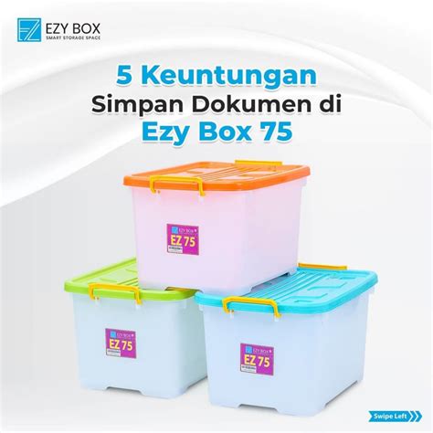 Jual Container Ezy Box 75 82 95 Liter Kontainer Kotak Penyimpanan