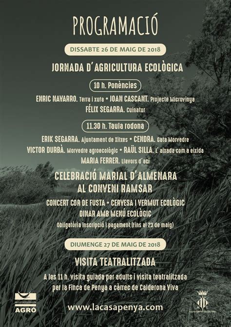 Participem a la Jornada DAgricultura Ecològica a Casa Penya Llavors