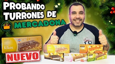 Probando Turrones De Mercadona Novedad Youtube