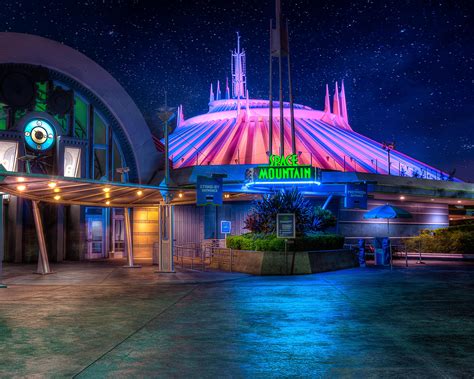 Space Mountain WDW with a little “Space” added to the sky : r/disney