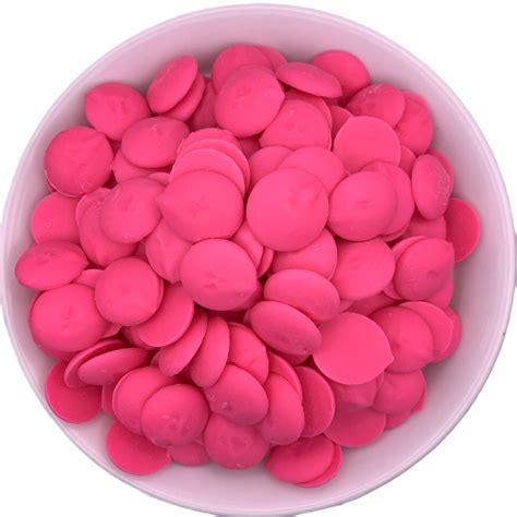 Hot Pink Chocolate Melts 1 Lb Merckens Lynns Cake Candy