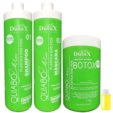 Dulux Progressiva Plástica Dos Fios Quiabo Botox Oferta Brinde