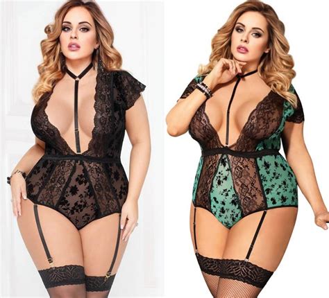 Plus Size Lingerie See Through Super Hot Lingerie Plus Size Etsy