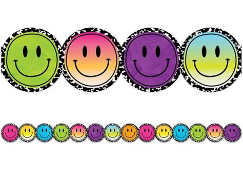 Brights 4ever Smiley Face Border At Lakeshore Learning