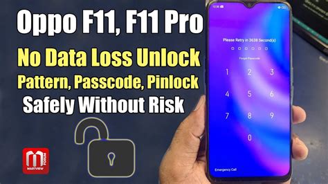 Oppo F F Pro Pattern Unlock Without Data Loss Safely Youtube