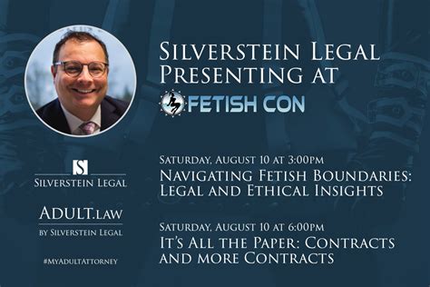 Attorney Corey D Silverstein Announces Fetish Con 2024 Speaking