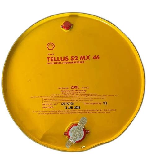 Heavy Vehicle Shell Tellus S Mx Hydraulic Oil For Industrial At Rs