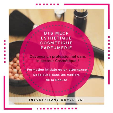 Grâce Au Bts Mecp Esthétique Cosmétique Parfumerie Proposé Par