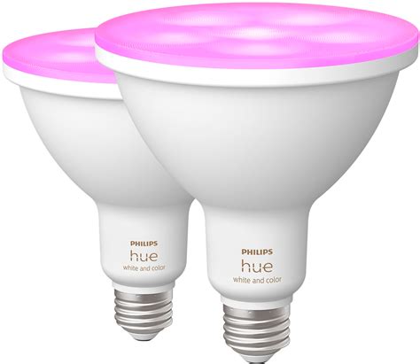 Customer Reviews Philips Hue PAR38 100W Smart LED Bulb 2 Pack White