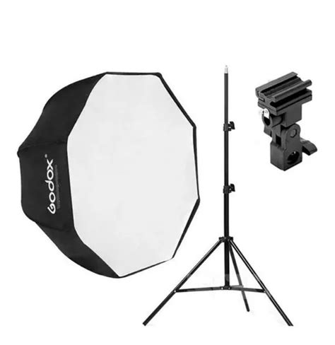 Kit Iluminacion Octabox Godox 80 Cm Tripode Soporte Cuotas Sin