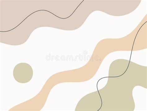 Fondo Abstracto Moderno Con Diferentes Formas De Colores Neutros