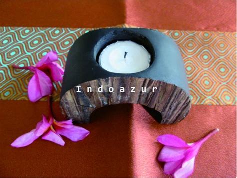 IndoAzur Product Handicraft Obral Diskon Tempat Lilin Dari Kayu