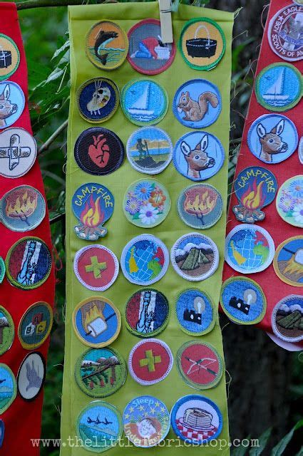 The Little Fabric Blog How To Make Badges Camping Birthday Free