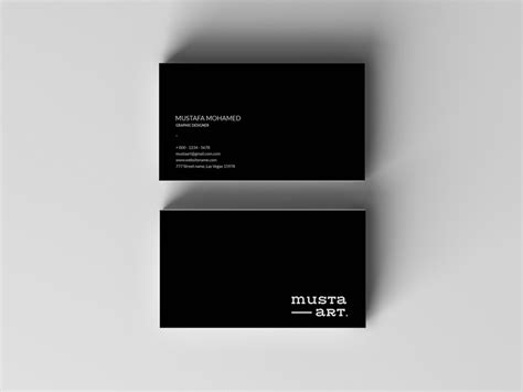 Free Clean Business Card Mockup Free Psd Templates