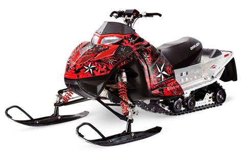 Polaris Iq Race Sled Graphic Kit All Years North Star Red