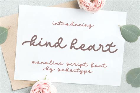 Kind Heart (643002) | Handwritten | Font Bundles