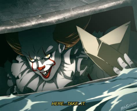 Anime-Style Pennywise Fan Art is Pure Nightmare Fuel