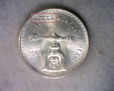 Mexico Onza 1980 Silver Bu 1 Oz Pure Silver