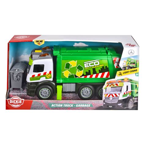 Dickie Toys Action -Garbage Truck Vehicle - Light and Sound – sunnytoysngifts.com