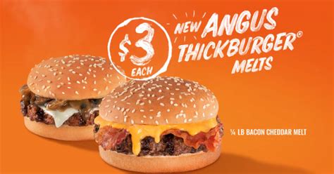 Hardee's Charbroils New $3 Angus Thickburger Melts