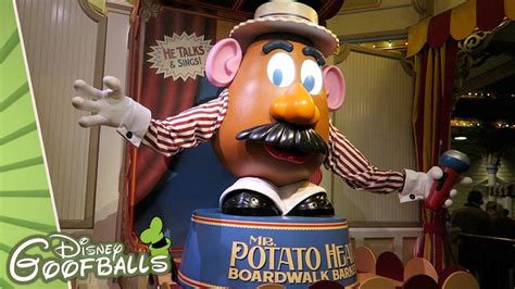 Toy Story Midway Mania Mr Potato Head Talks To Me Disneyland Resort