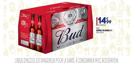 Promo Bière Blonde Bud chez Aldi iCatalogue fr