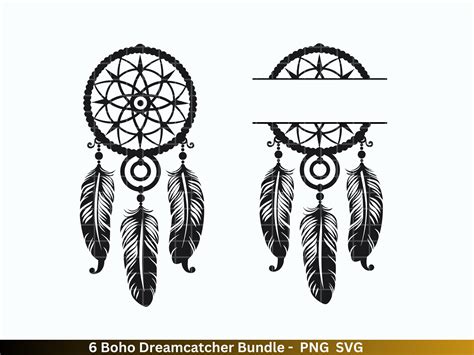 Dream Catcher Svg Dream Catcher Bundle Dream Catcher Cricut Etsy