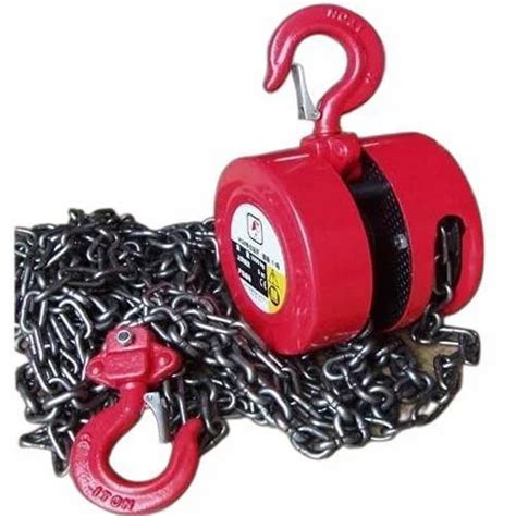 Indef MS Chain Pulley Block Capacity 5 Ton At Rs 8000 In New Delhi