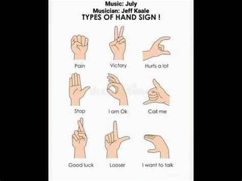 Types Of Hand Sign YouTube