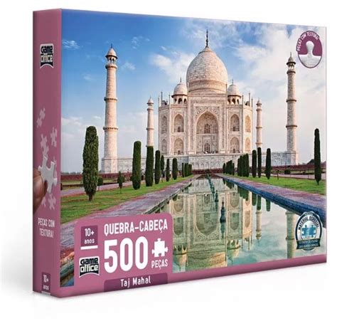 Quebra Cabeça 500 Peças Taj Mahal 2938 Toyster Happily Brinquedos